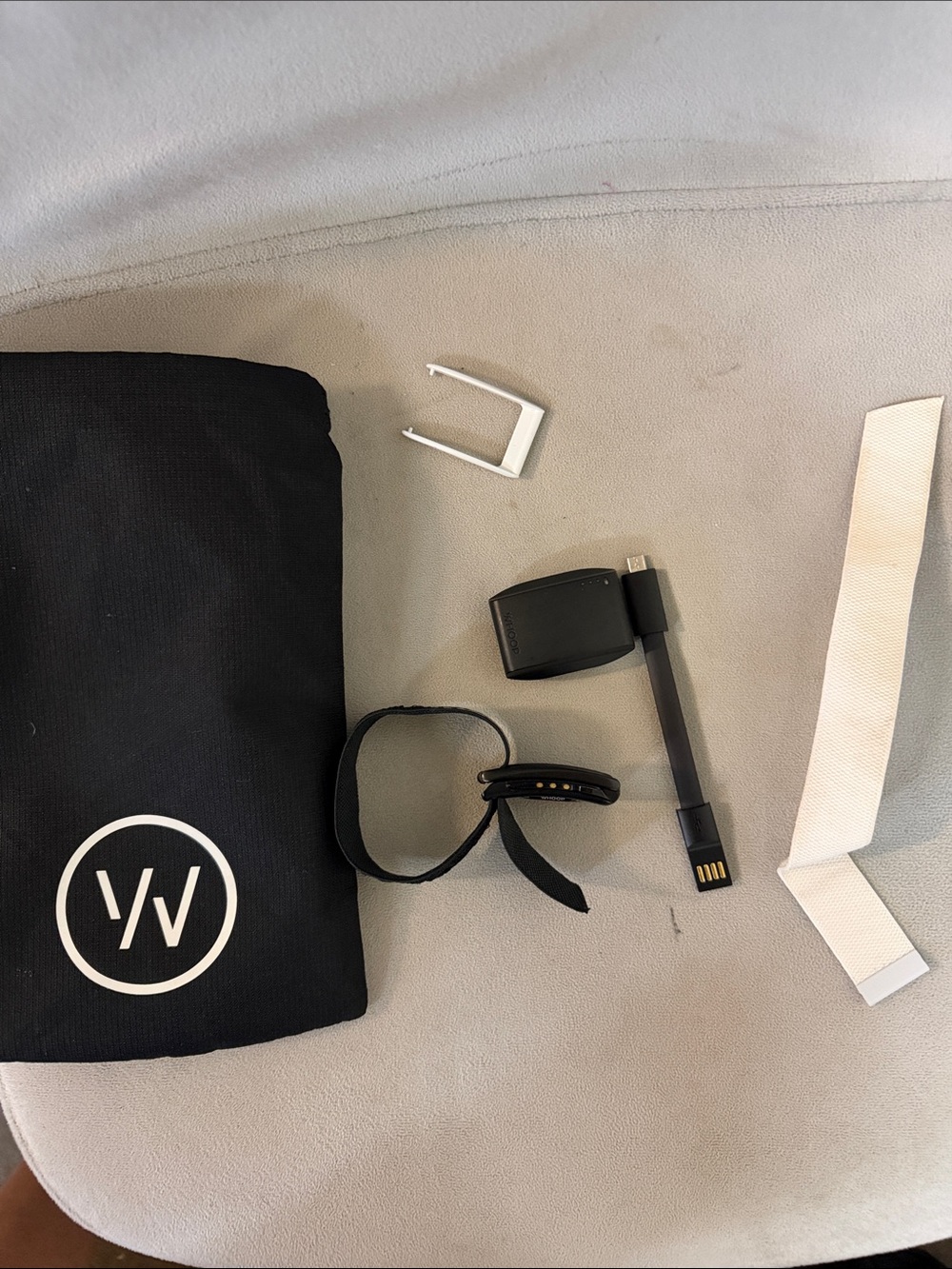 Whoop fitness tracker black